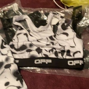 Off white leggings set